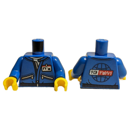 Torso with Blue Jacket and ID Badge Pattern
