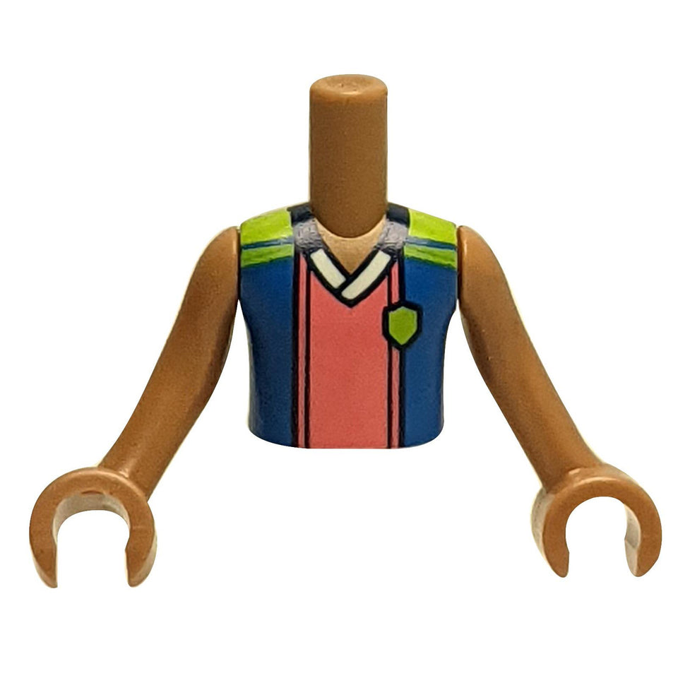 Mini Doll Torso - Sporty Uniform with Numbered Back