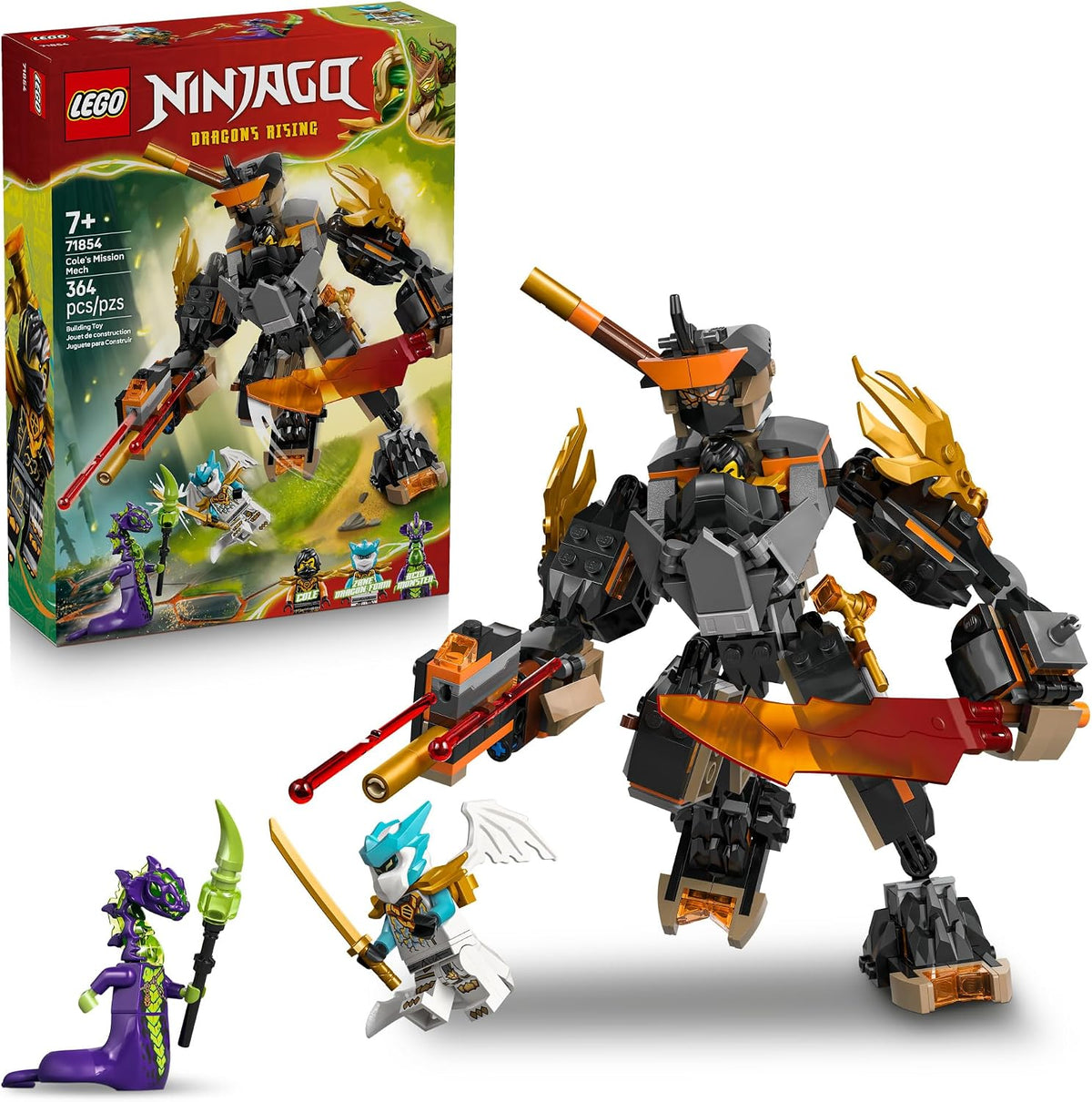 Cole's Mission Mech & Dragon Zane 71854