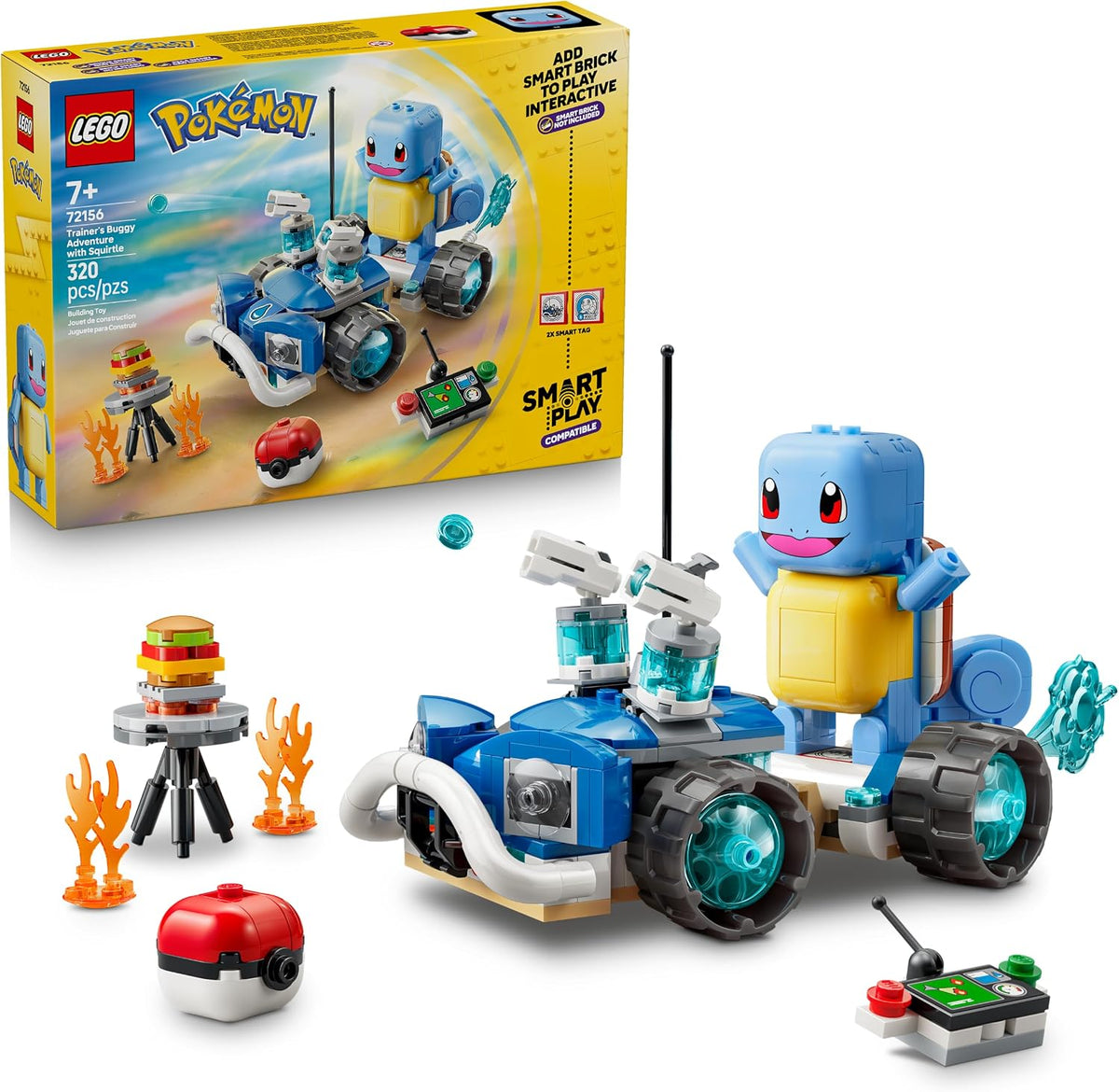 SMART Play: Aventura en buggy del entrenador con Squirtle 72156