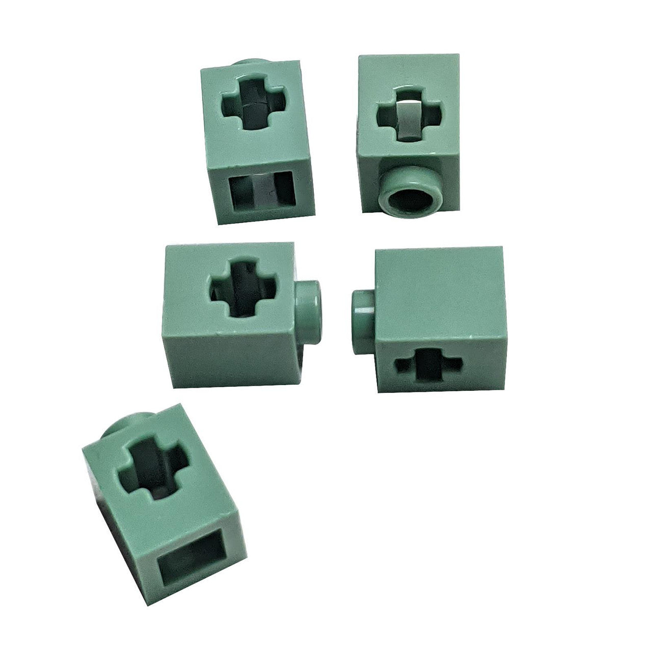 LEGO® Technic Brick 1 x 1 with axle hole in sand green