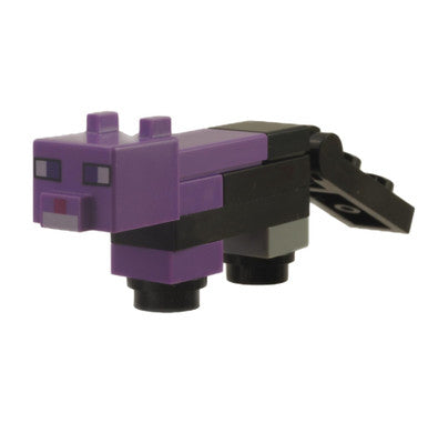 Minecraft Purple Cat Brick-Built