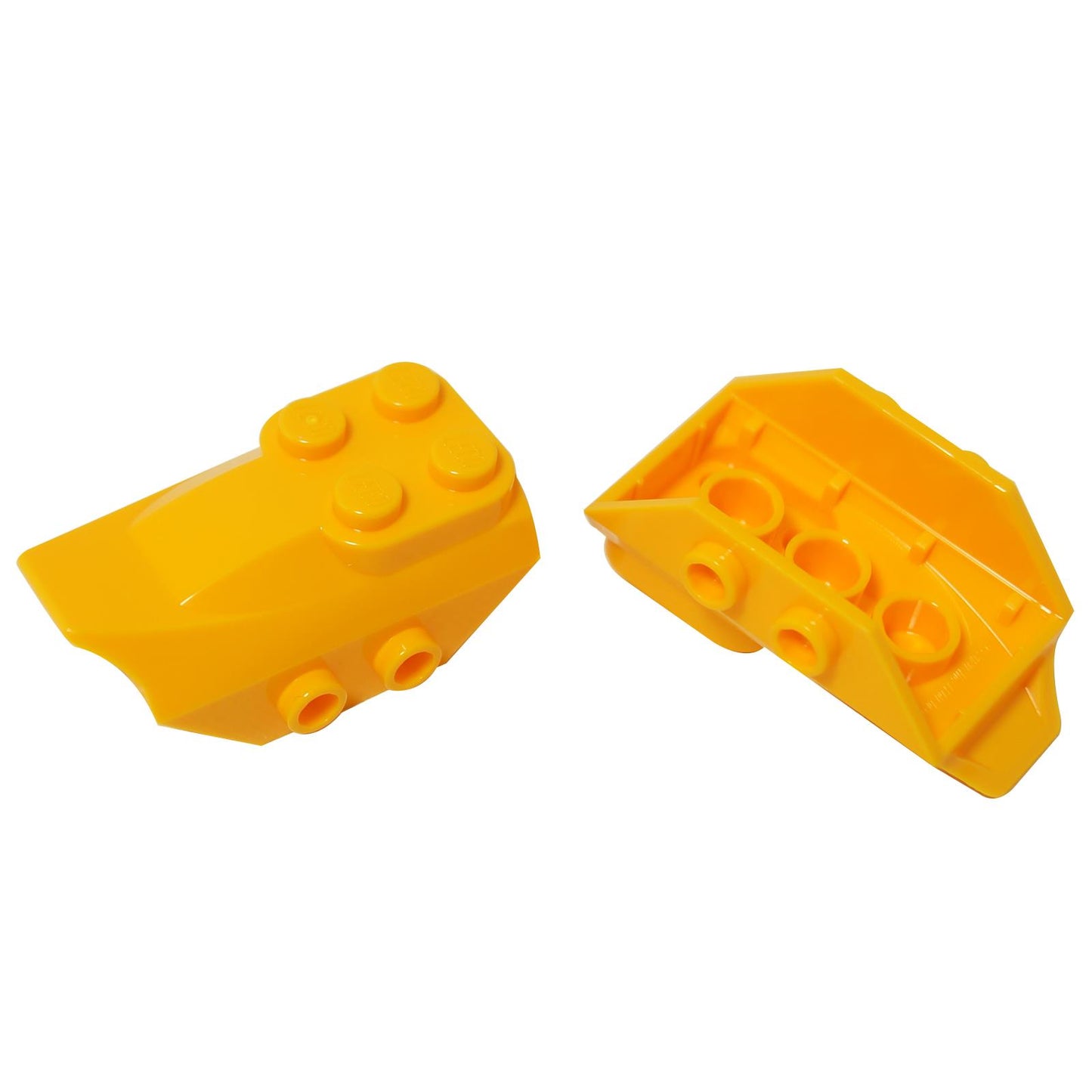 LEGO® slope curved 4 x 2 wing end in bright light orange, part 79897.