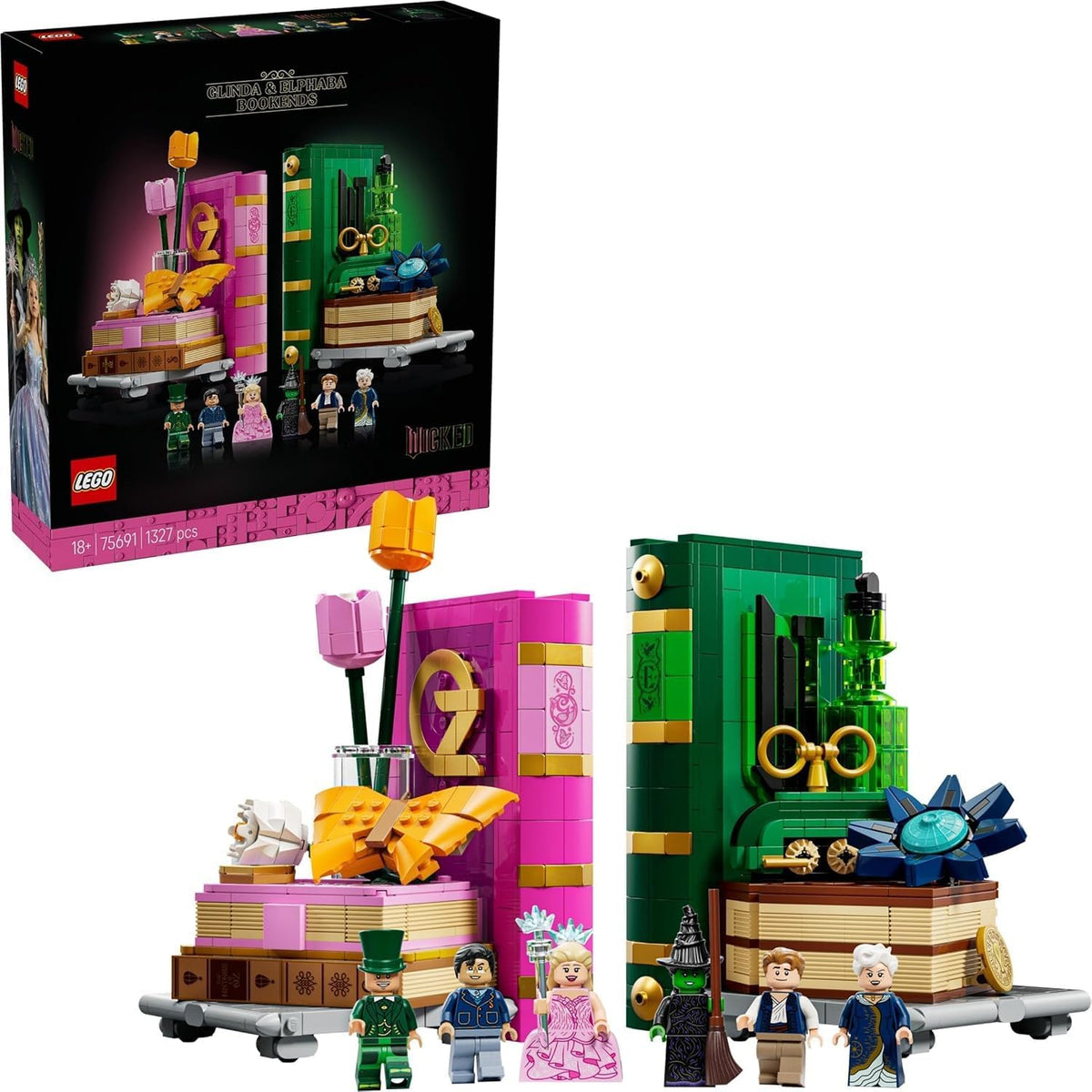 Glinda & Elphaba Bookends 75691