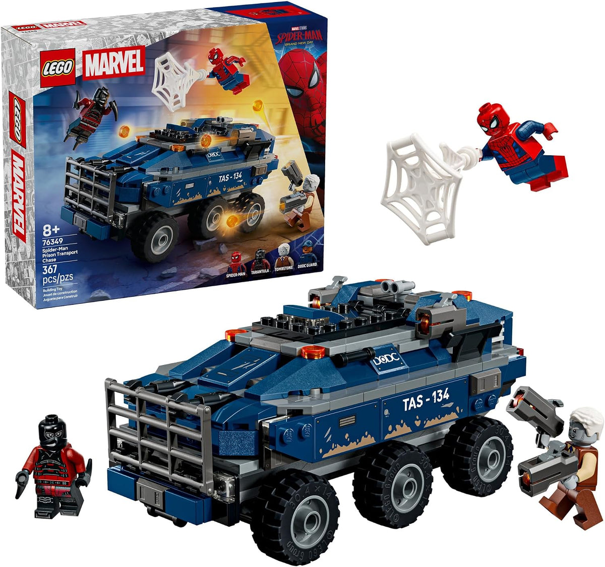 Spider-Man Prison Transport Chase - 76349