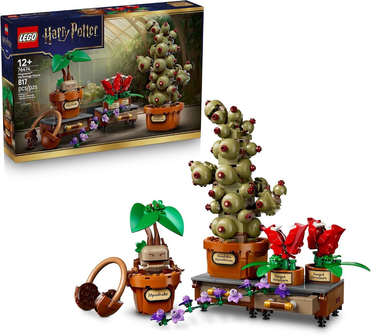 Hogwarts Herbology Plants 76474