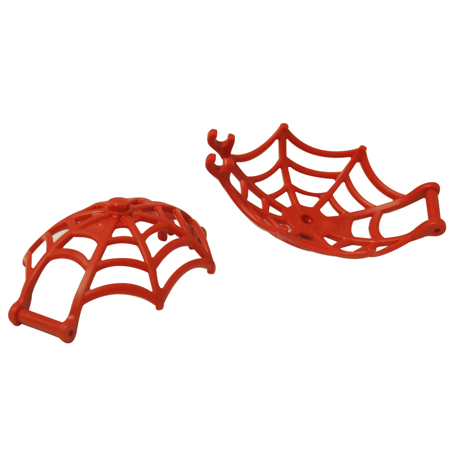 Red spider web weapon large hemisphere shape part 80487 accessory piece
