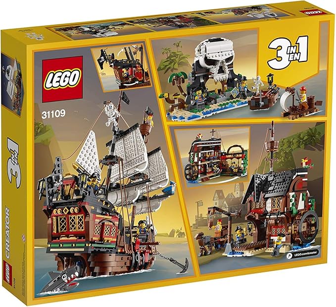 LEGO® クリエイター パイレーツシップ (31109) | 3-in-1 トイセット