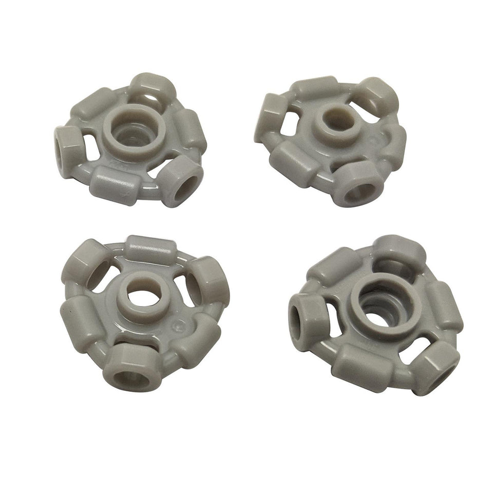 Inel suport pentru arme cu 3 bare și 3 găuri pentru bare (Centrul Ninjago Aeroblade) - Stud deschis 