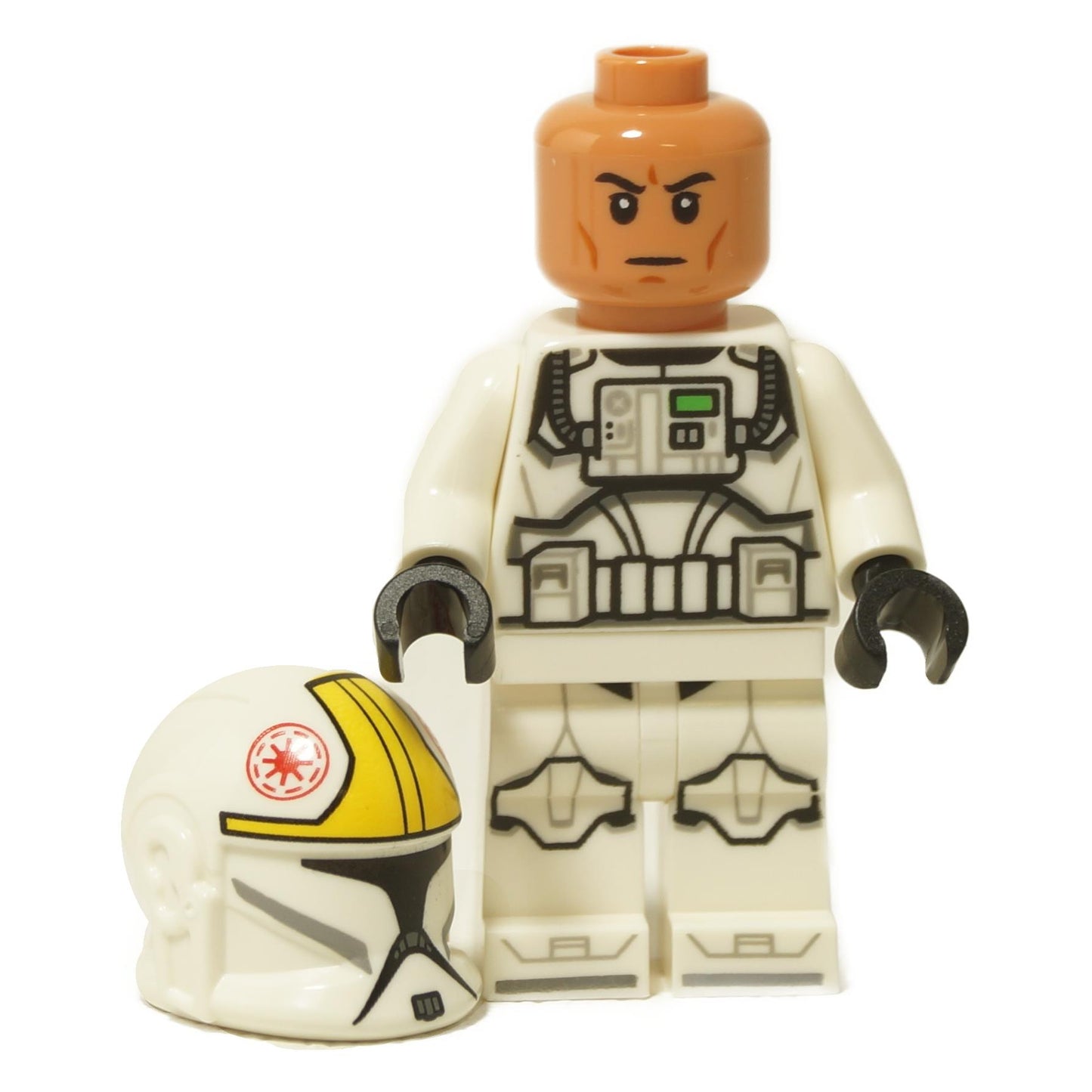 LEGO® Star Wars P1 Clone Trooper Pilot Minihahmo sw1425 etunäkymä ilman kypärää