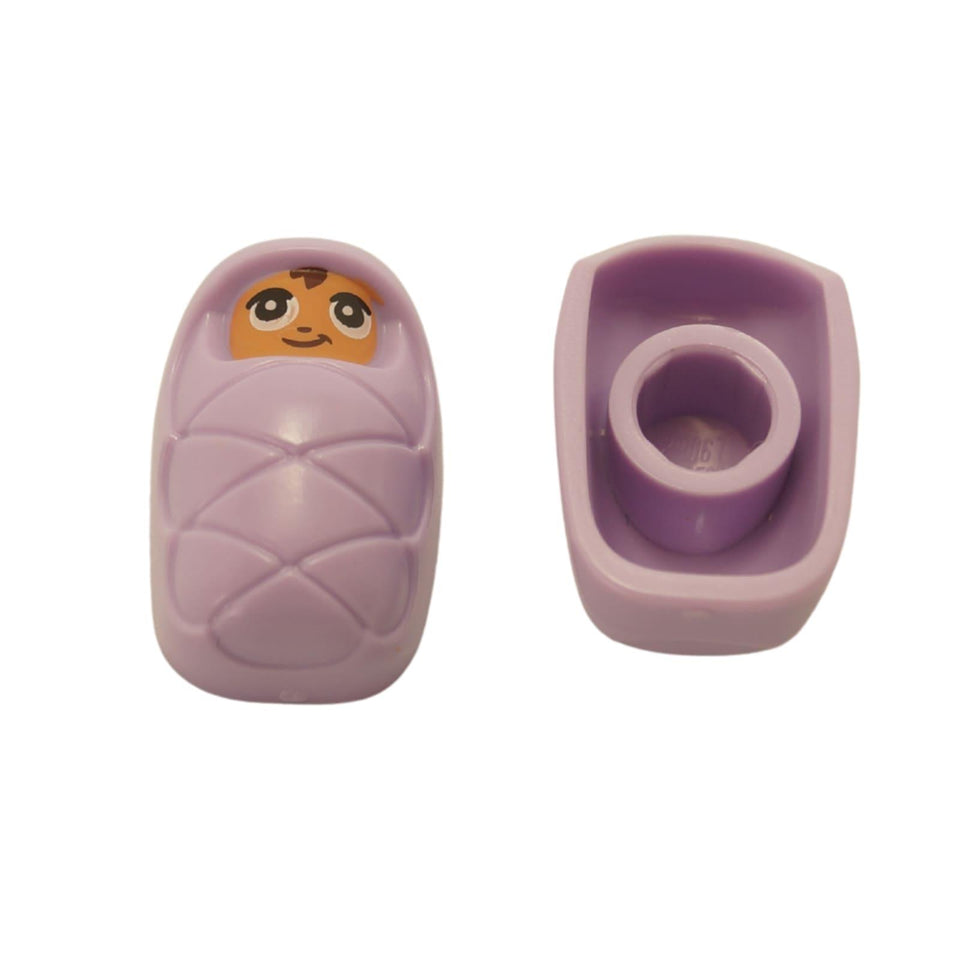 Bebé / Infante - com Suporte de Pinos nas Costas com Rosto Sorridente, Olhos Grandes e Padrão de Cabelo (Bebé Jayson 