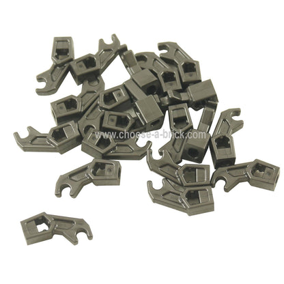 Pièce LEGO bras mécanique, Exo-Force / Bionicle, support épais - Blanc