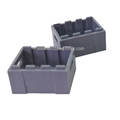 Kontti, laatikko 3 x 4 x 1 2/3 käsikahvoilla 
