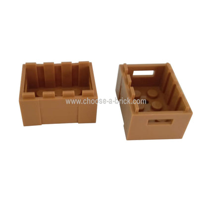 Kontti, laatikko 3 x 4 x 1 2/3 käsikahvoilla 