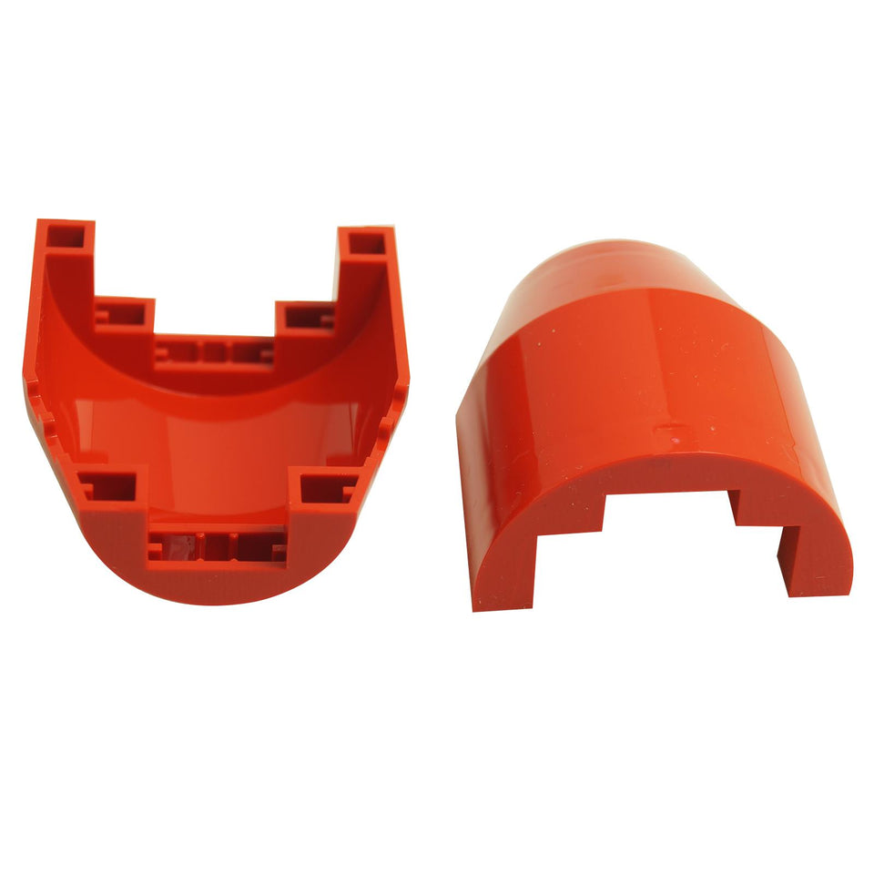 Red Windscreen 7 x 6 x 2 2/3 Canopy 92832 featuring a large curved transparent cockpit element with smooth rounded top