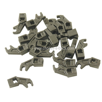 Pièce LEGO bras mécanique, Exo-Force / Bionicle, support épais - Bleu