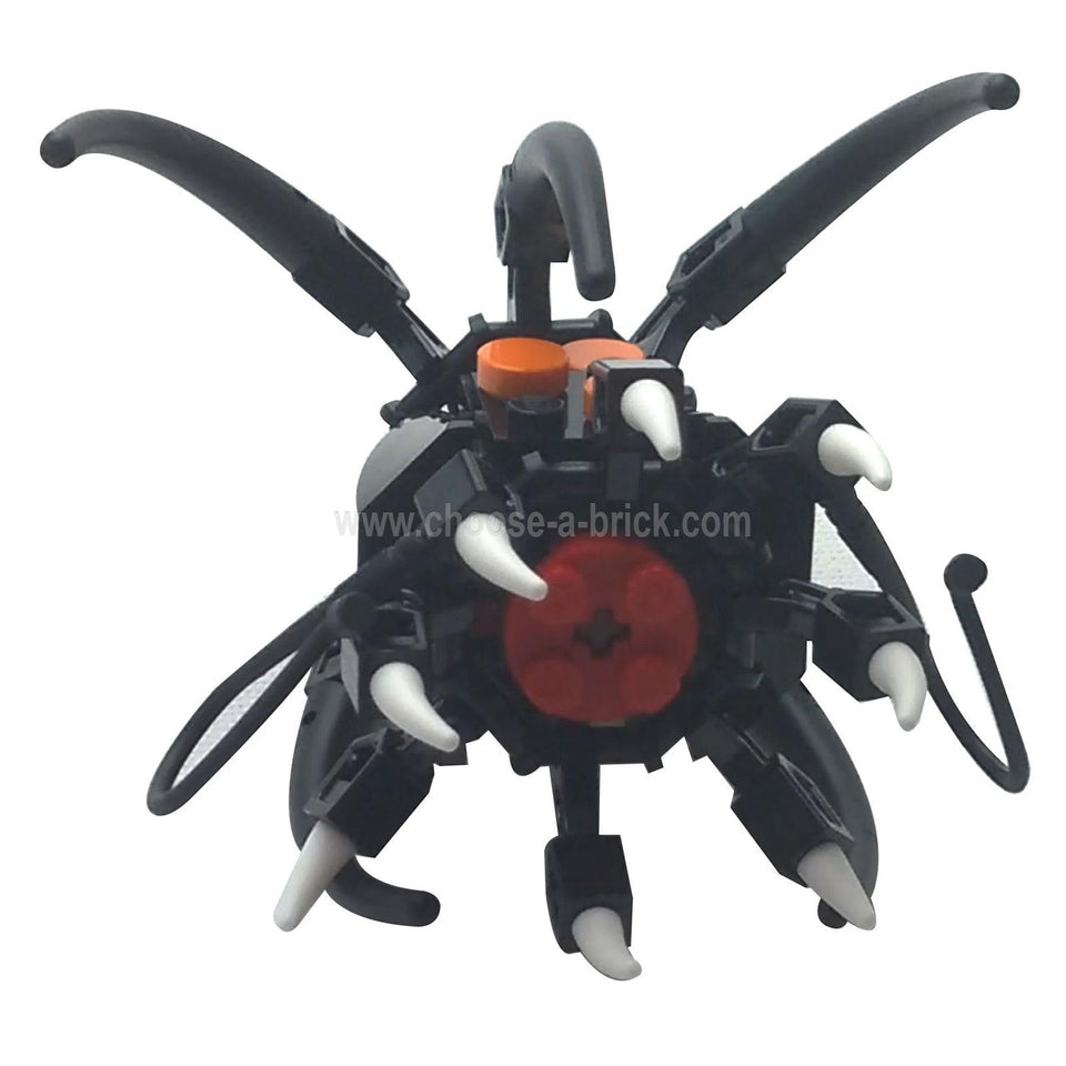 LEGO Star Wars Rathtar yang mematikan dalam warna hitam. Minifigure dibina daripada bata.