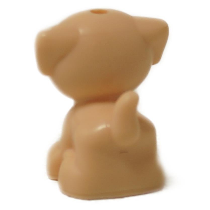 LEGO® Sonic the Hedgehog™ pig figure 'Picky', showing its large cartoon eyes and brown hooves. Back view.
