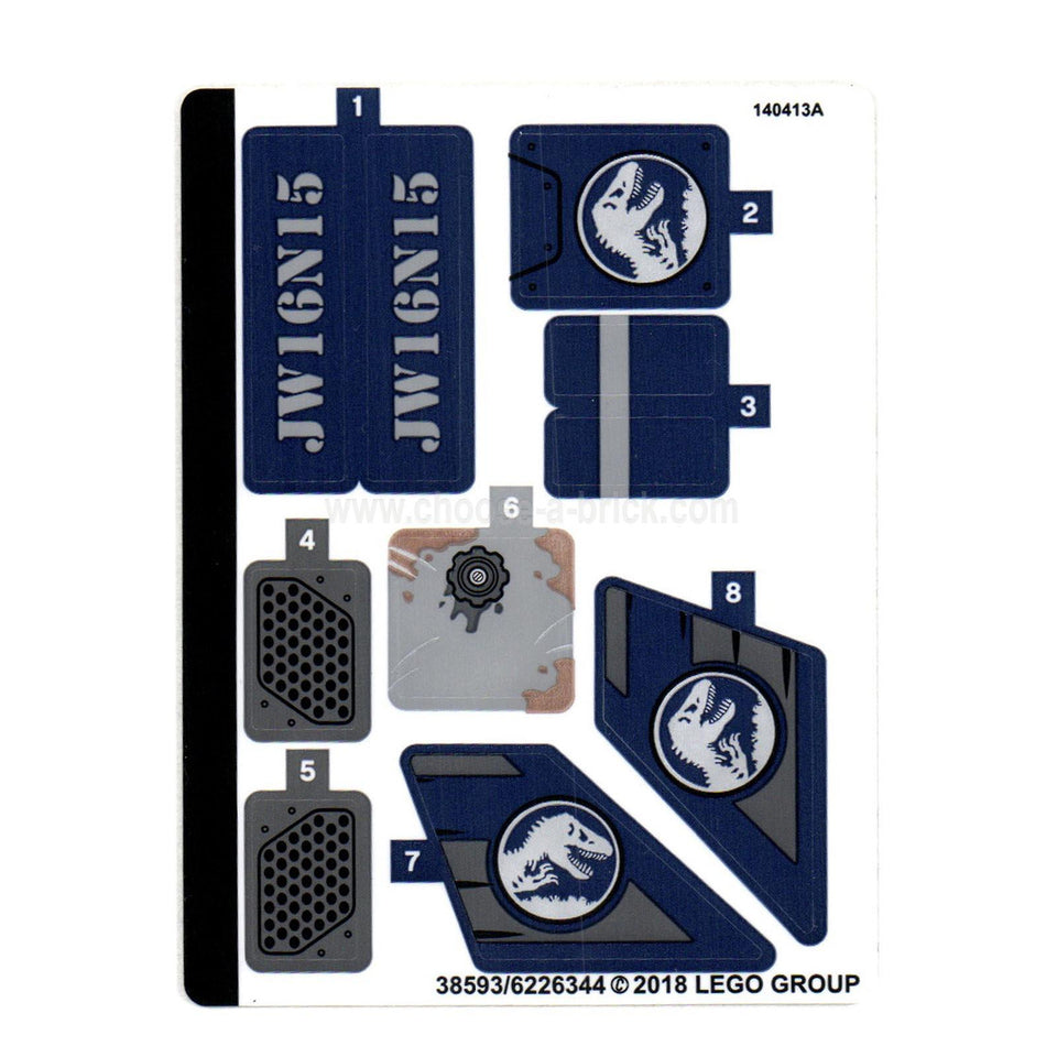  Autocolant pentru Set 75928 - 38593-6226344