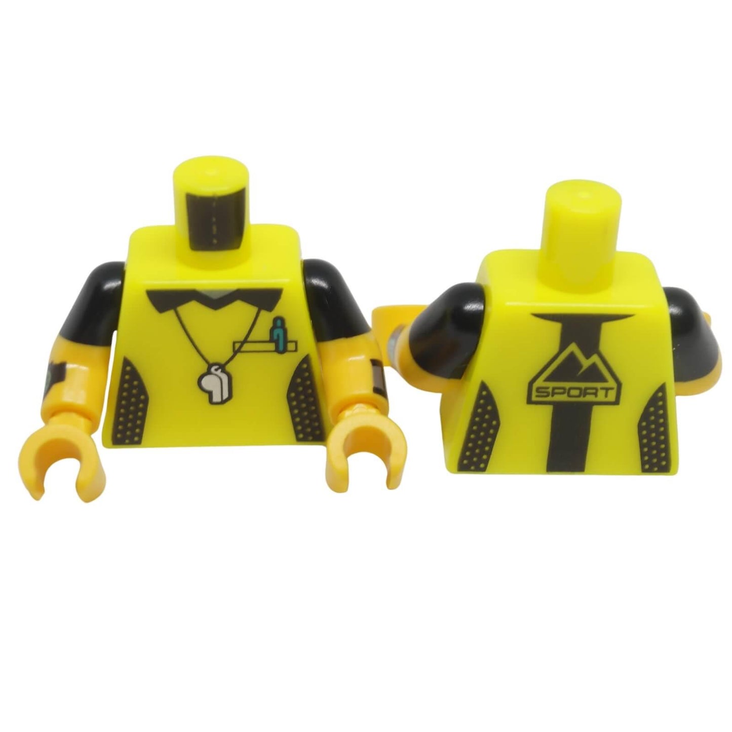 LEGO® minifigure sports torso with whistle, pen and SPORT logo 973pb4968c01
