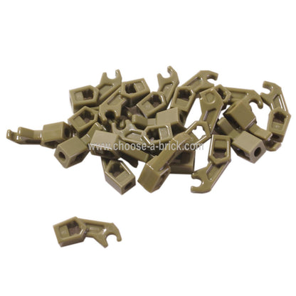 Pièce LEGO bras mécanique, Exo-Force / Bionicle, support épais - Argent Plat