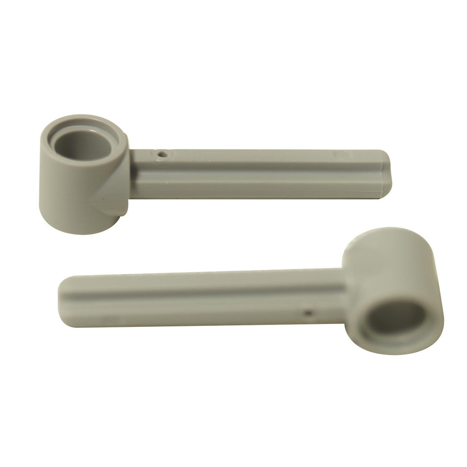 Light Bluish Gray LEGO® Technic Axle & Pin Connector Hub with 3L Axle (5713) — versatile Technic element ideal for building complex mechanical assemblies, linkages, and steering systems.  