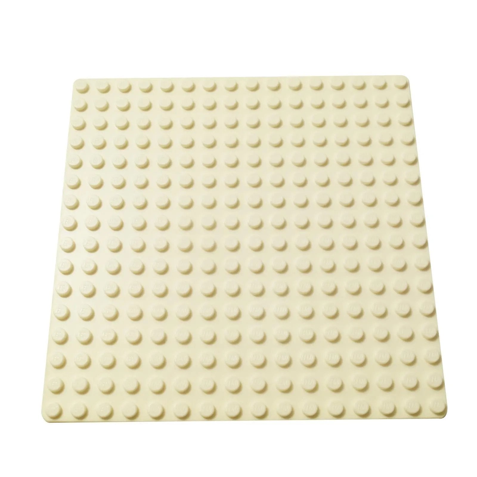 A selection of LEGO® Baseplate 16x16 parts (3867) shown in white.