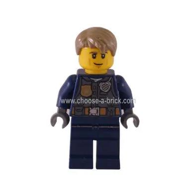 Chase McCain Minifigura - Colete Policial de Elite (cty0781) 