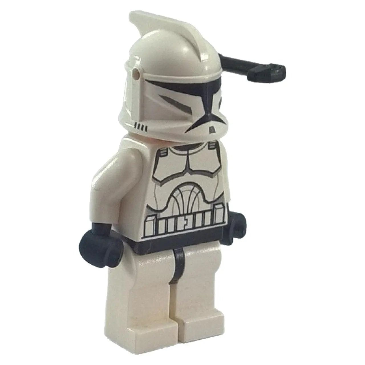 LEGO Minifigurka Klonový voják Klonových válek s Světlá Zelená anténou helmy / hledáčkem - sw200a (stojící s anténou)