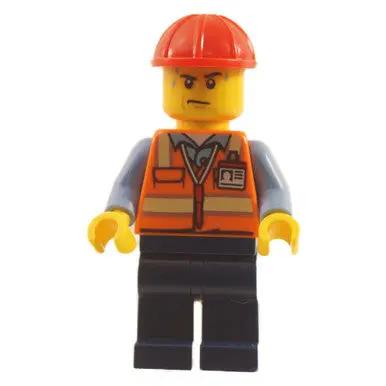 Man with Safety Vest LEGO Minifigure | City 60281-1 - Fire Rescue ...