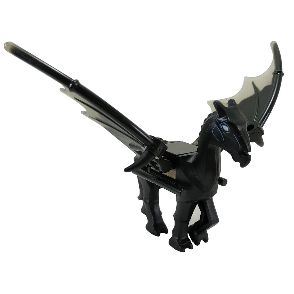 LEGO® Thestral - Black Skeleton Horse with Transparent Wings from Harry Potter™