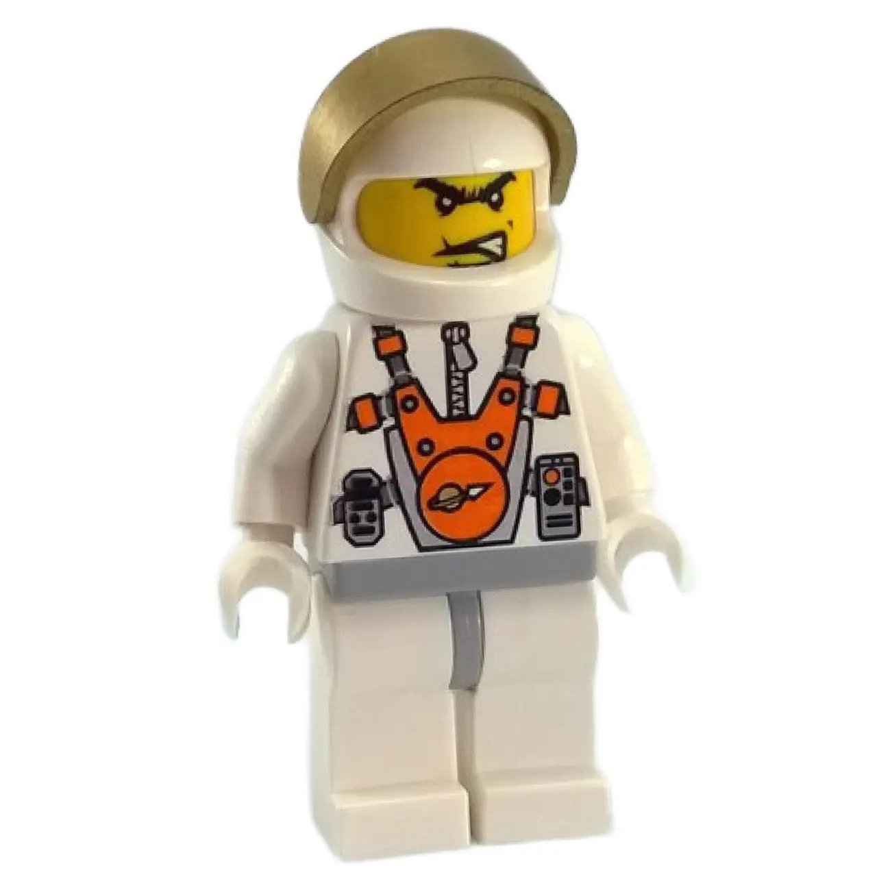 LEGO® Mars Mission Astronaut Minifigure mm009 with helmet and angry eyebrow face print