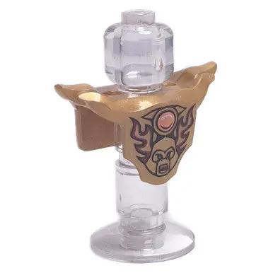 Minifigura Peitoral de Armadura com Cabeça de Urso & Chi de Fogo 
