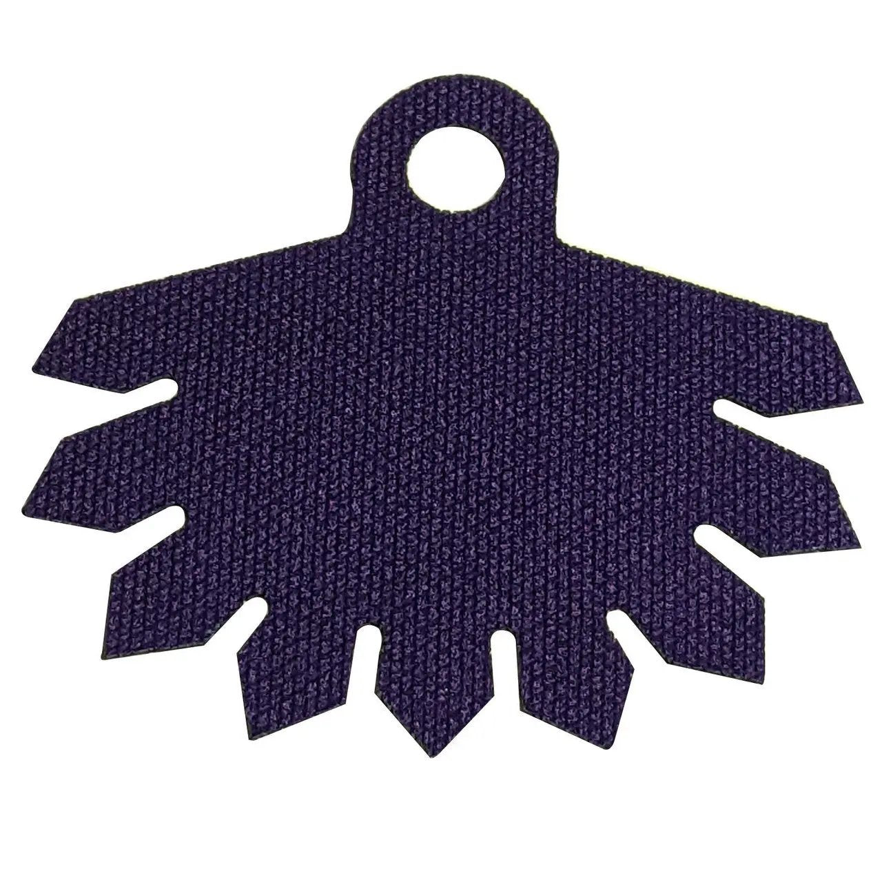 Minifigure Cape Cloth, 9 Triangular Points with Black and Dark Purple Sides