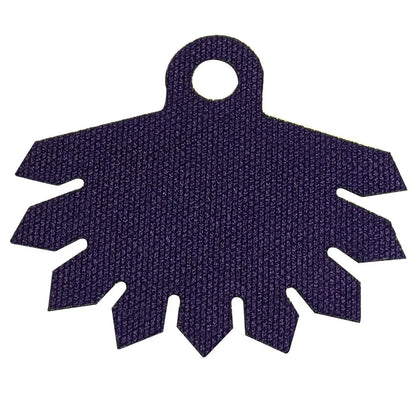 Minifigure Cape Cloth, 9 Triangular Points with Black and Dark Purple Sides