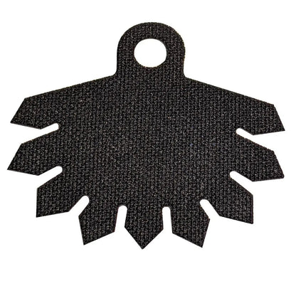 Minifigure Cape Cloth, 9 Triangular Points with Black and Dark Purple Sides