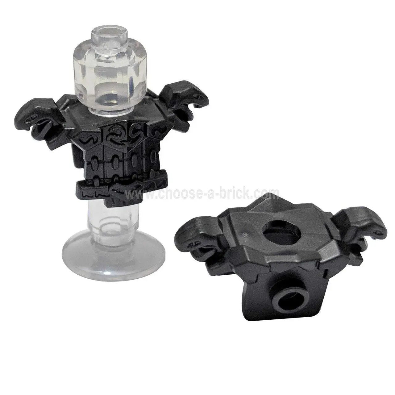 Minifigure Snake Armor: Breastplate, Chainmail & Shoulder Pads