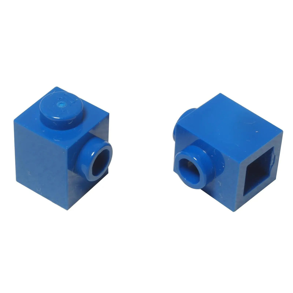 LEGO® Mattoncini modificati 1x1 con perni su 2 lati opposti (47905) in blu.