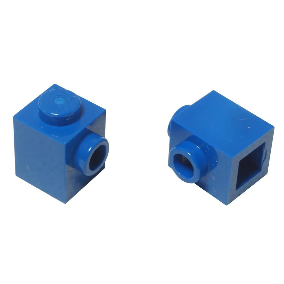 LEGO® Modified 1x1 Bricks with Studs on 2 Opposite Sides (47905) in blue.