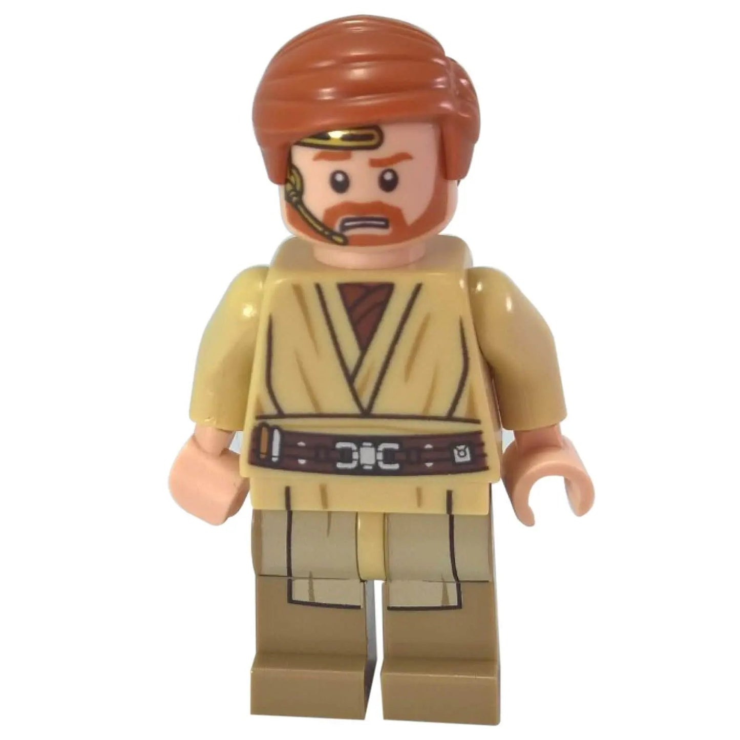 LEGO® Star Wars Obi-Wan Kenobi Minifigur (sw0704) – Kein Lichtschwert, Headset & bedruckte Beine