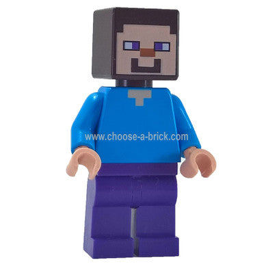 LEGO® Steve Minifigure | Minecraft | The Cave – www.choose-a-brick.com