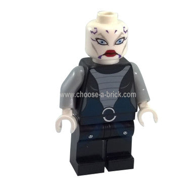 LEGO Asajj Ventress minifigure sw318, front view
