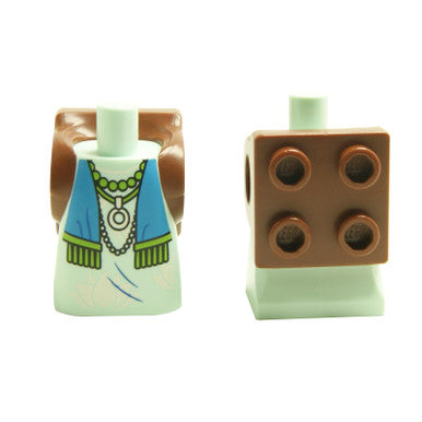 LEGO Short Dress with Backpack, front and back views