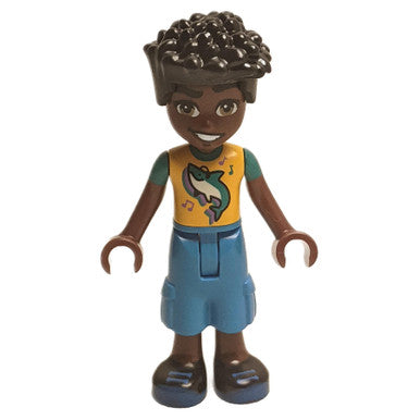 Friends Zac Mini Doll with Shark Shirt and Azure Trousers