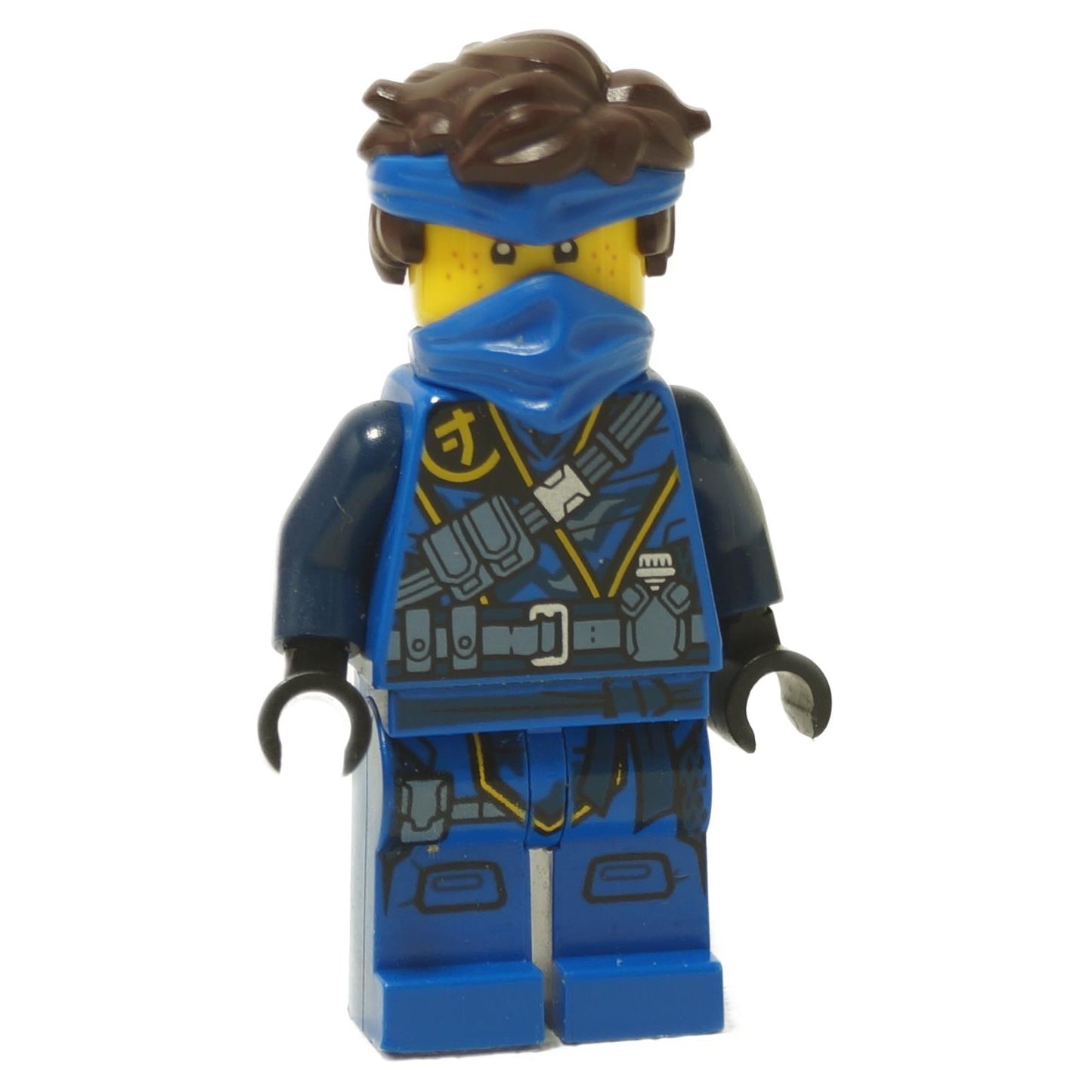 LEGO® Jay minifigure from The Island (njo692) with mask, bandana, and detailed ninja torso print.