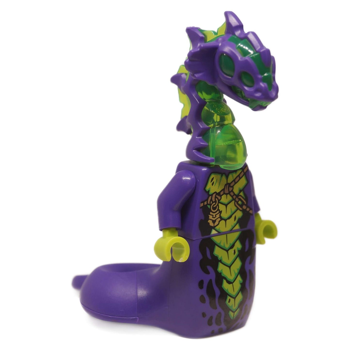 LEGO® Cabeza con cuernos de NINJAGO® Acid Monster con detalles verdes translúcidos S4
