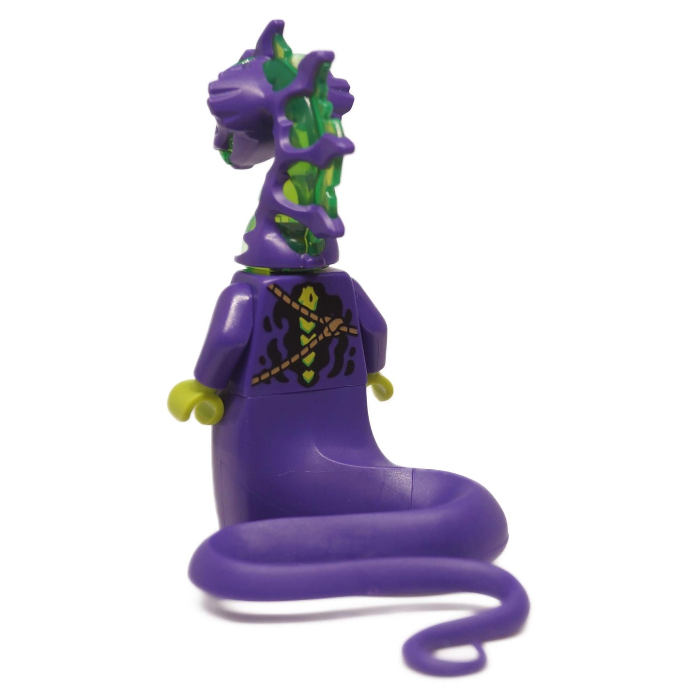 LEGO® Ángulo trasero de NINJAGO® Acid Monster con cabeza con cuernos extendidos S4
