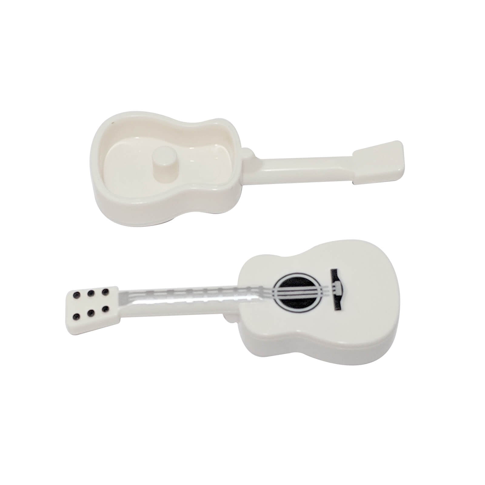 LEGO® acoustic guitar accessory with printed strings part 25975pb02