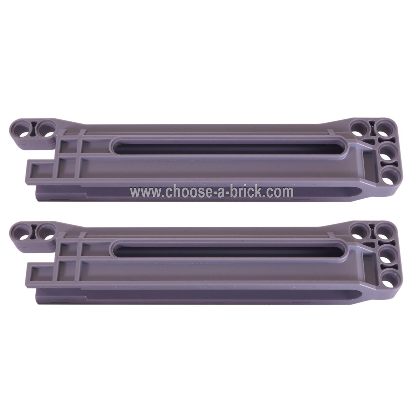 Gris Azulado Claro LEGO Technic Gear Rack Housing 1x14x2 (18940) — elemento de marco duradero diseñado para ensamblajes de engranajes Technic.  