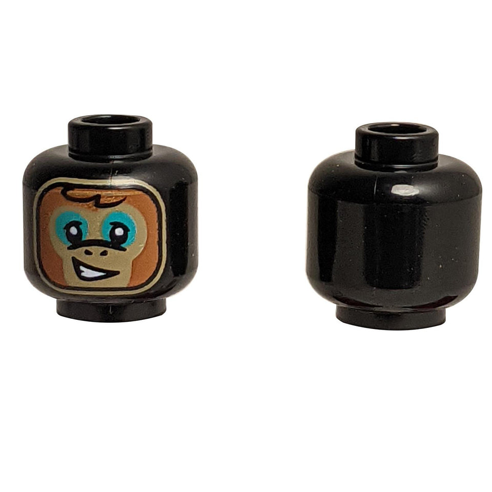 Front and back views of LEGO Head Alien Balaclava 3626pb3434.